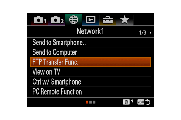 Admite transferencias por FTP en segundo plano