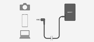 Imagen del conector USB y de audio 3,5 mm del receptor